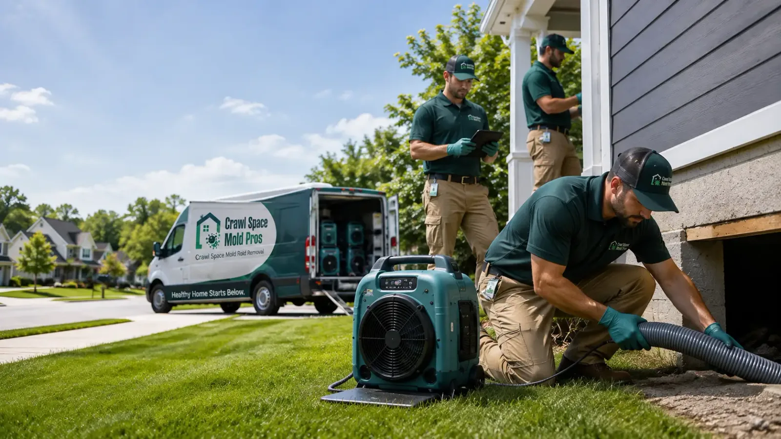 Crawl Space Mold Removal in Decatur, NE